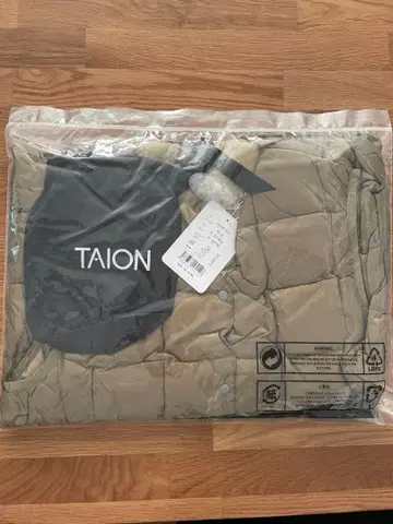 TAION 베이지 다운 베스트 XL