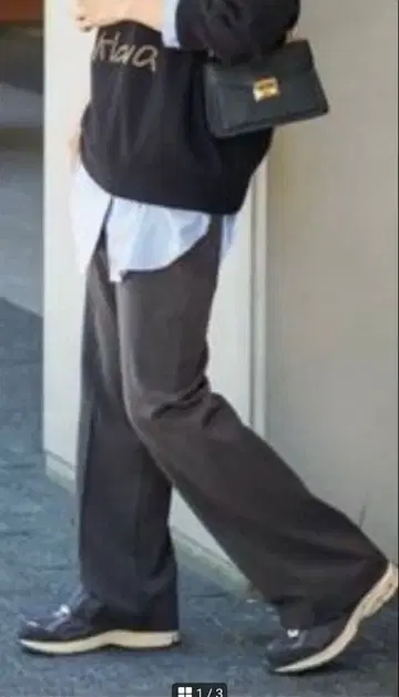 FRAMeWORK 속기모 플레어 팬츠 38 그레이