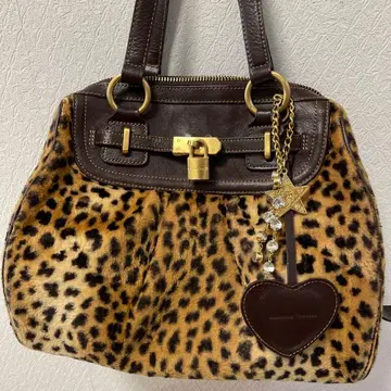 Samantha Thavasa 레오파드 무늬 핸드백(대용량)