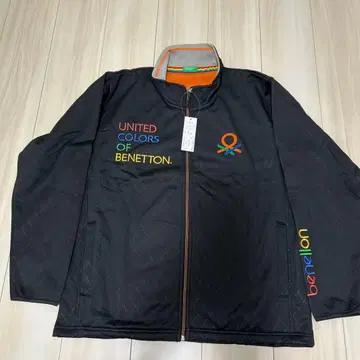 BENETTON 블랙 자켓 LL