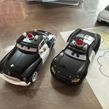 경찰차 미니카 2대 세트