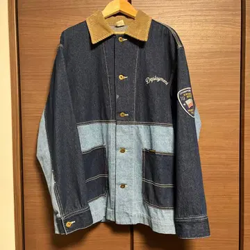 데님 코듀로이 패치워크 커버올