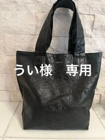 ZUCCA 엠보싱 토트 새상품급 BLACK