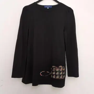 M'S GRACY 블랙 긴팔 튜닉 40