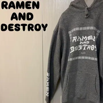 RAMEN AND DESTROY 후드티