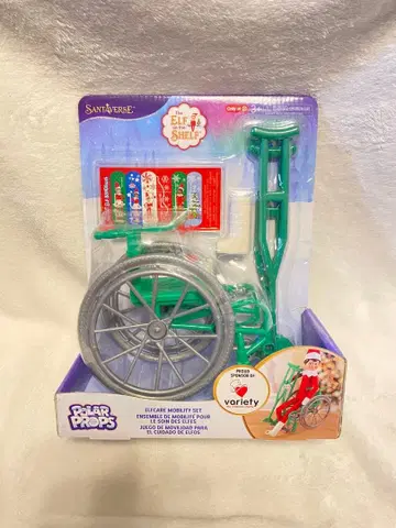 새상품 엘프 온 더 쉘프 휠체어 세트