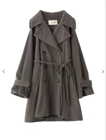 COCO DEAL 미들 울 트렌치코트 M 사이즈 그레이 사이즈 2