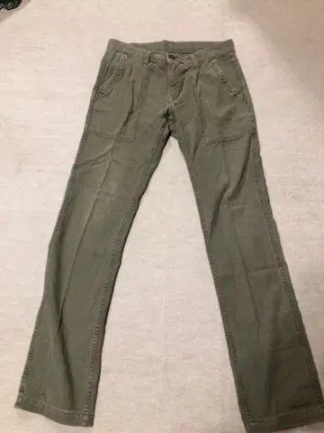 BLUE BLUE 퍼티그 팬츠 M