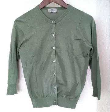 JOHN SMEDLEY 그린 가디건 XS