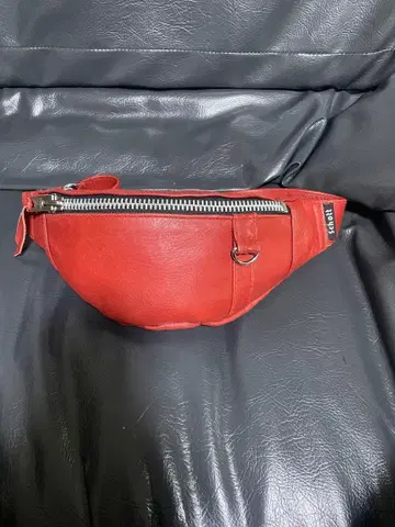 Schott 가죽 바디백 레드