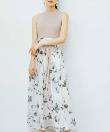 [ MERCURY DUO ] 슬리브리스 니트 롱 원피스