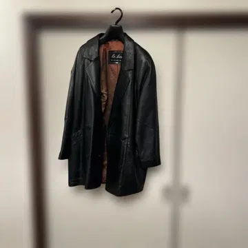 la,kan 블랙 가죽 자켓 사이즈 9