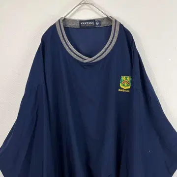 USA제 90s vantage 나일론 풀오버 나일론 자켓 자수