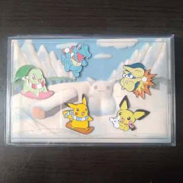 디오라마 배지 세트 ~겨울 버전~ 5종 핀즈 세트