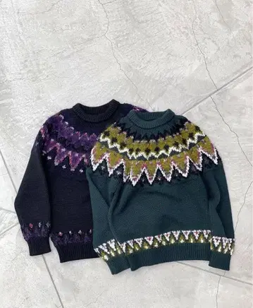 COOHEM 노르딕 니트 스웨터