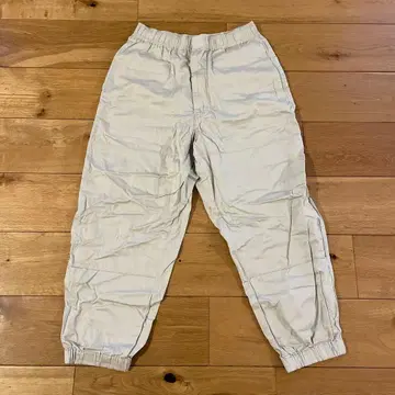 UNIQLO U 와이드 핏 조거 팬츠 화이트 S 사이즈