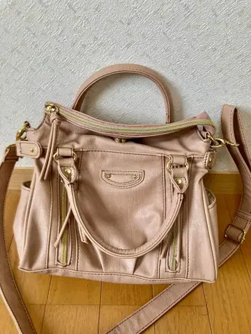 핑크 2way 숄더백