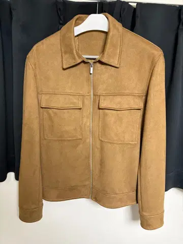 ZARA 브라운 집업 자켓 L