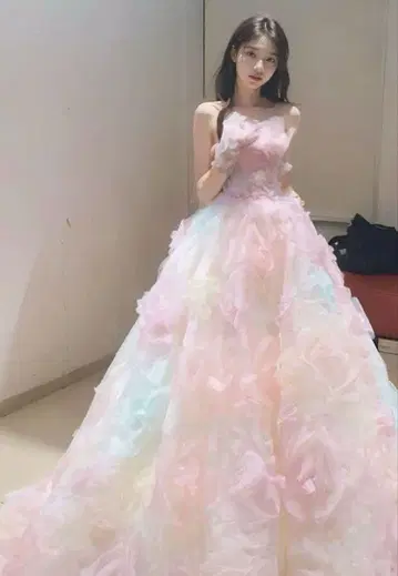 프린세스 컬러 드레스