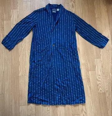 새상품급 BLUE BLUE JAPAN 별 패턴 롱 코트