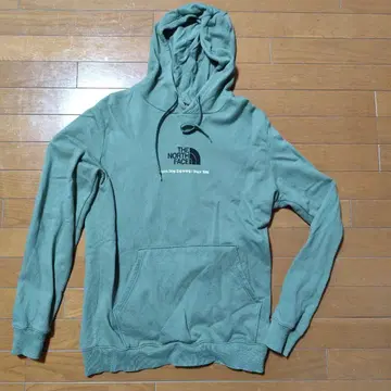 THE NORTH FACE 후드 부착 후드티 올리브 그린