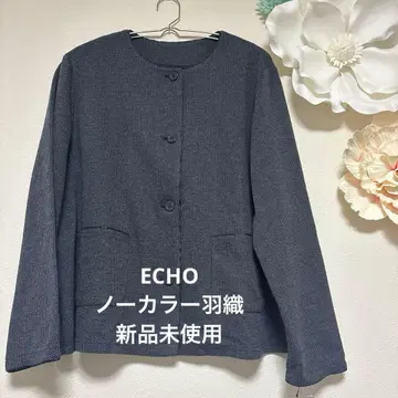 ECHO 노카라 겉옷 미사용 새상품