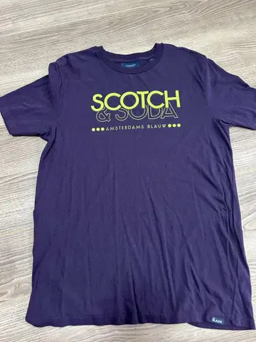 SCOTCH & SODA 퍼플 T셔츠 L사이즈