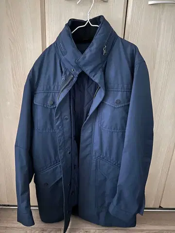 BANANA REPUBLIC 네이비 나일론 자켓 S