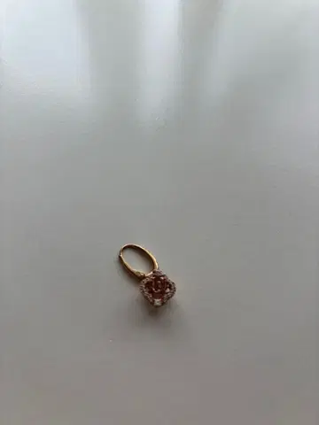 스와로브스키 Una 드롭 귀걸이 클로버, 핑크, 로즈 골드