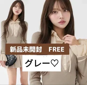 미개봉 새상품 다리치 Darich 셔츠 도킹 플리츠 미니 원피스 F