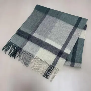 green label relaxing 울 체크 머플러 스톨