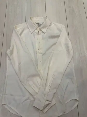 바나나 리퍼블릭 아이보리 긴팔 셔츠 XS 사이즈