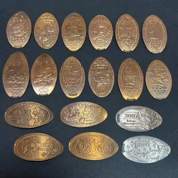 디즈니 수베니어 메달 18개 세트