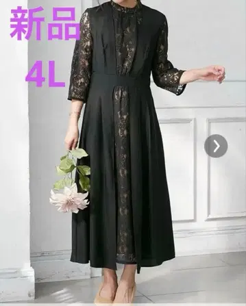 [ 새상품 ] 4L 파티 드레스 블랙