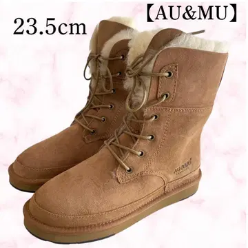 [ AU&MU ] 어그 부츠 2WAY 속기모 미들 기장 23.5cm 부츠