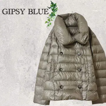 2389 다운 자켓 다운 페더 빅 칼라 경량 코트