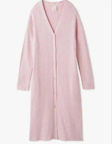 젤라또피케 롱 가디건 핑크