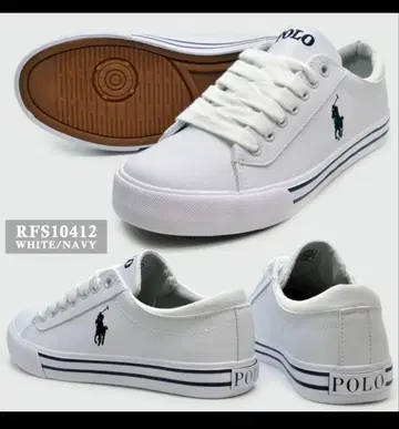 폴로 화이트 스니커즈