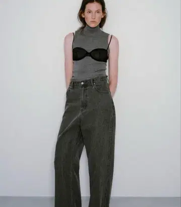 todayful 캐리스 데님 24 그레이