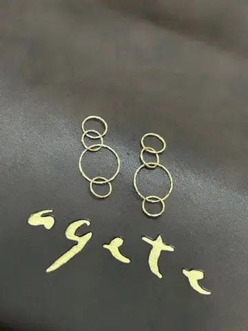 아가트 agete K10 서클 귀걸이 참
