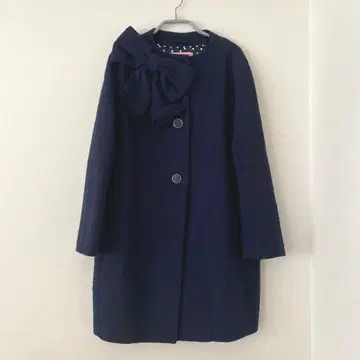 새상품급 케이트 스페이드 리본 트위드 코트