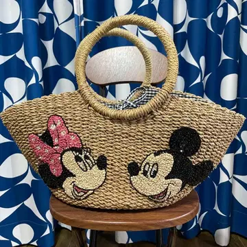 Beams boy Disney 바스켓백 미키 미니 자수 바스켓백