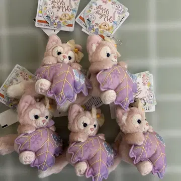 리나벨 봉제인형 참 5개 새상품 위싱 윙 디즈니씨