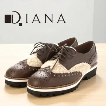 DIANA 다이애나 다크 브라운 카프 슈즈