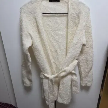 ketty 아이보리 가디건 허리 리본 포함