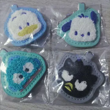 [ 4점 ] 산리오 캐릭터즈 사가라 자수 키링 세트