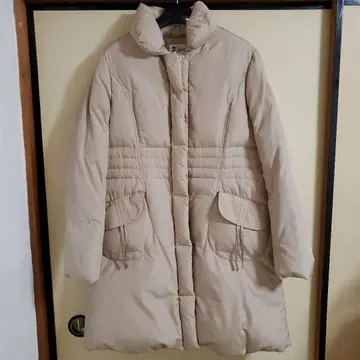 PICONE 베이지 다운 코트 사이즈 40