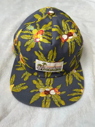 [ 새상품급 ] pataloha 꽃무늬 네이비 캡 파타로하