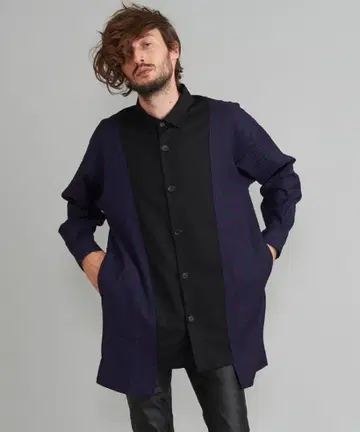 NO ID. 셔츠 블라우스 ms4977- 스위칭 BIG-SH 셔츠