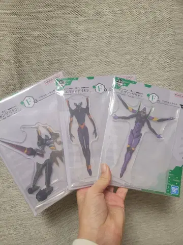 에반게리온 아크릴 스탠드 3체 세트